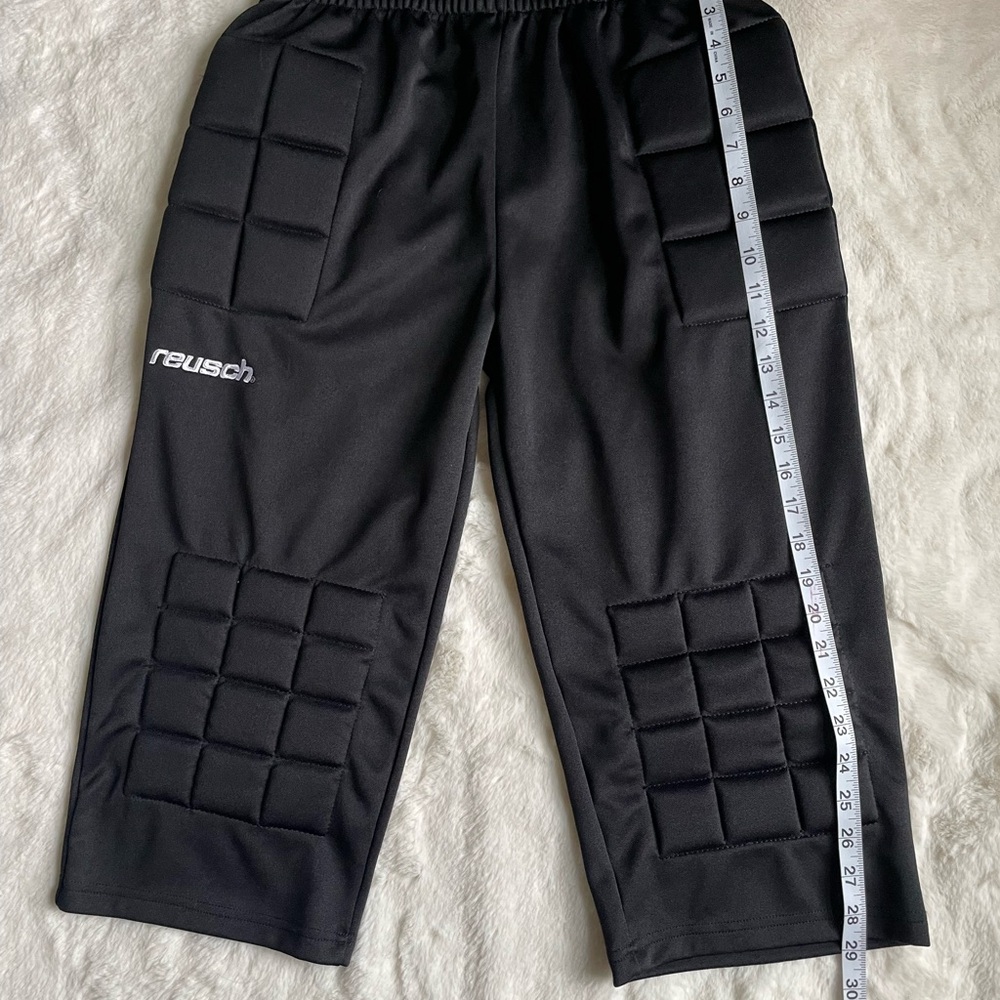 Reusch Men's Black Padded Goalkeeper Sweatpants - Picture 2 of 6